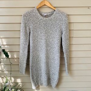 BCBGeneration gray marl sweater dress